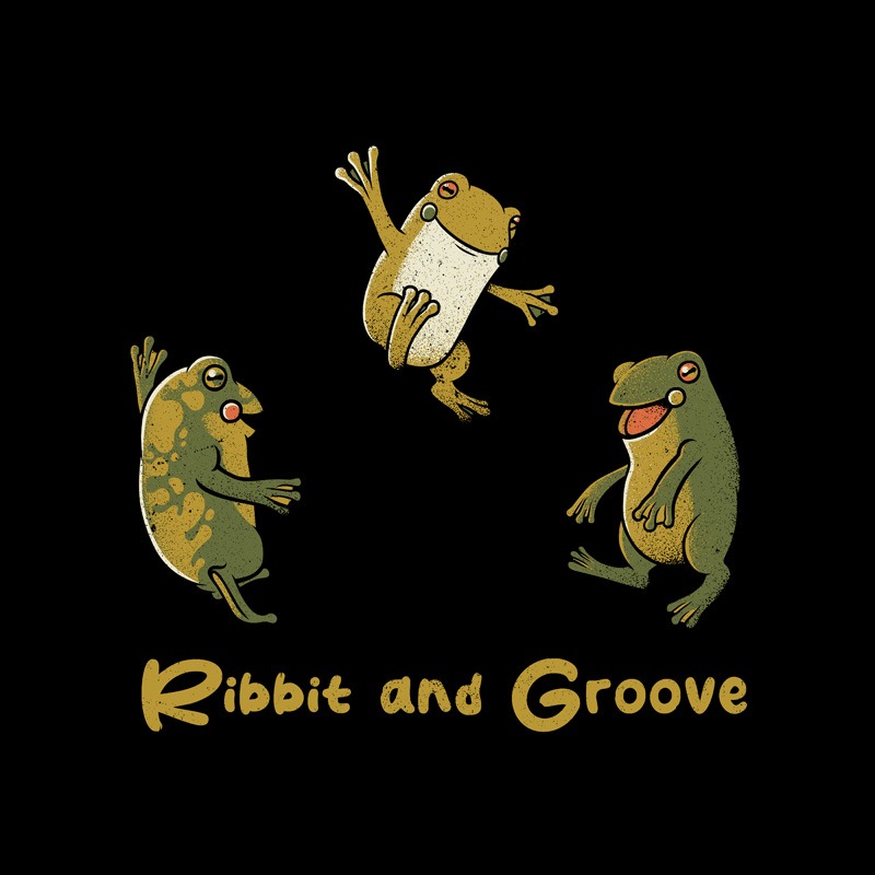 Ribbit and Groove Funny Frog