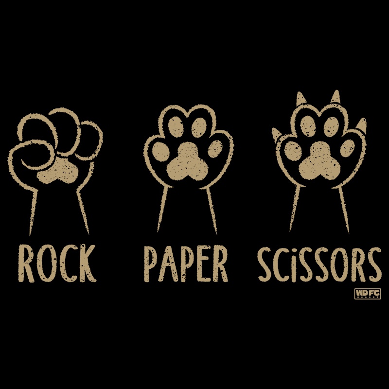 Rock Paper Scissors Cat
