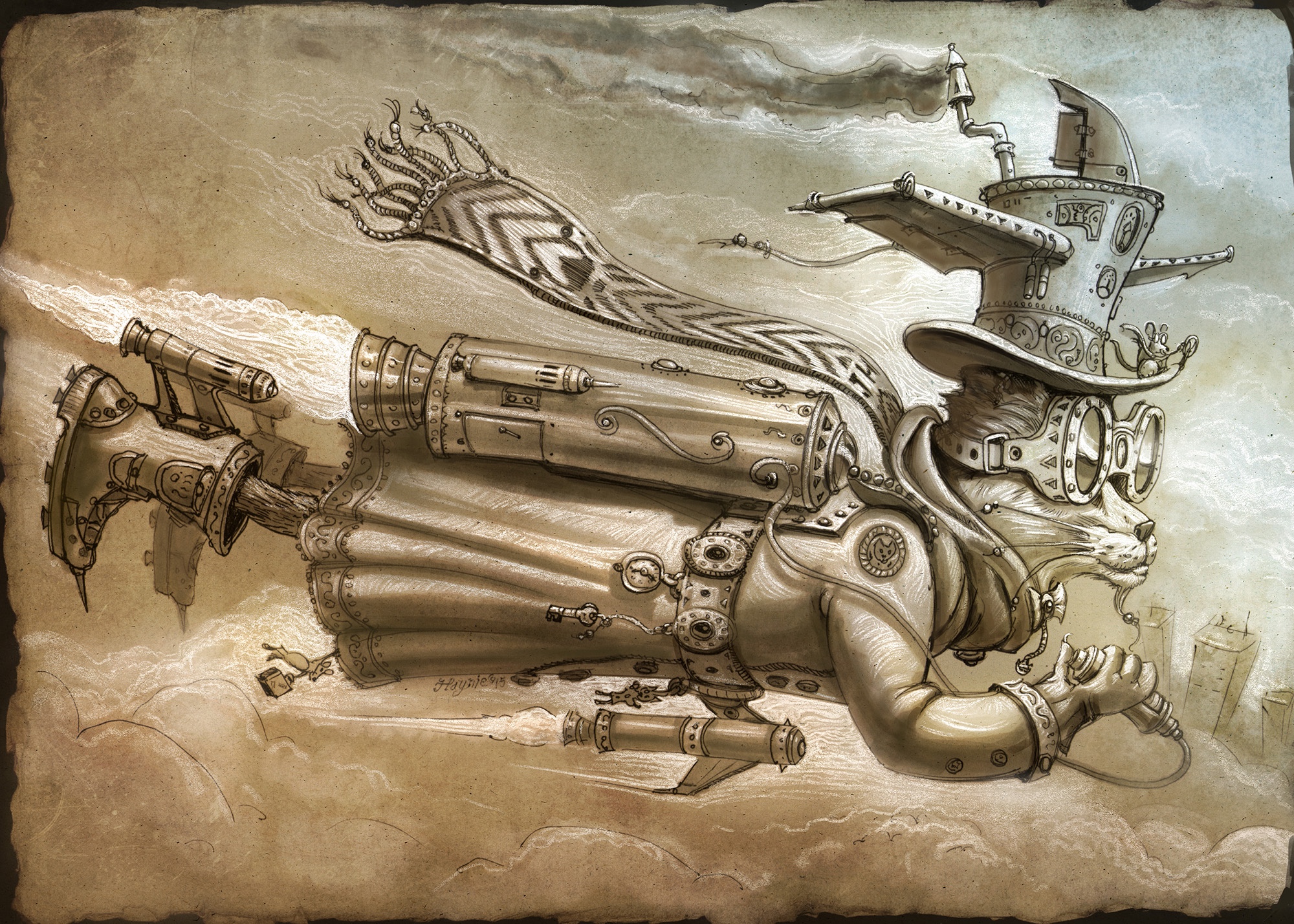Rocketeer Cat