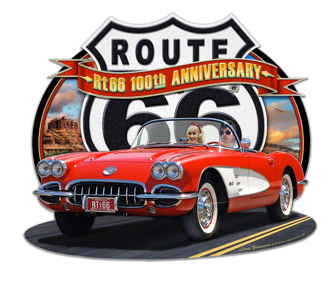 Rt 66 100th Anniv. Corvette