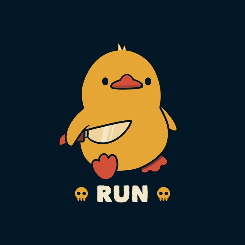 Run Funny Duck