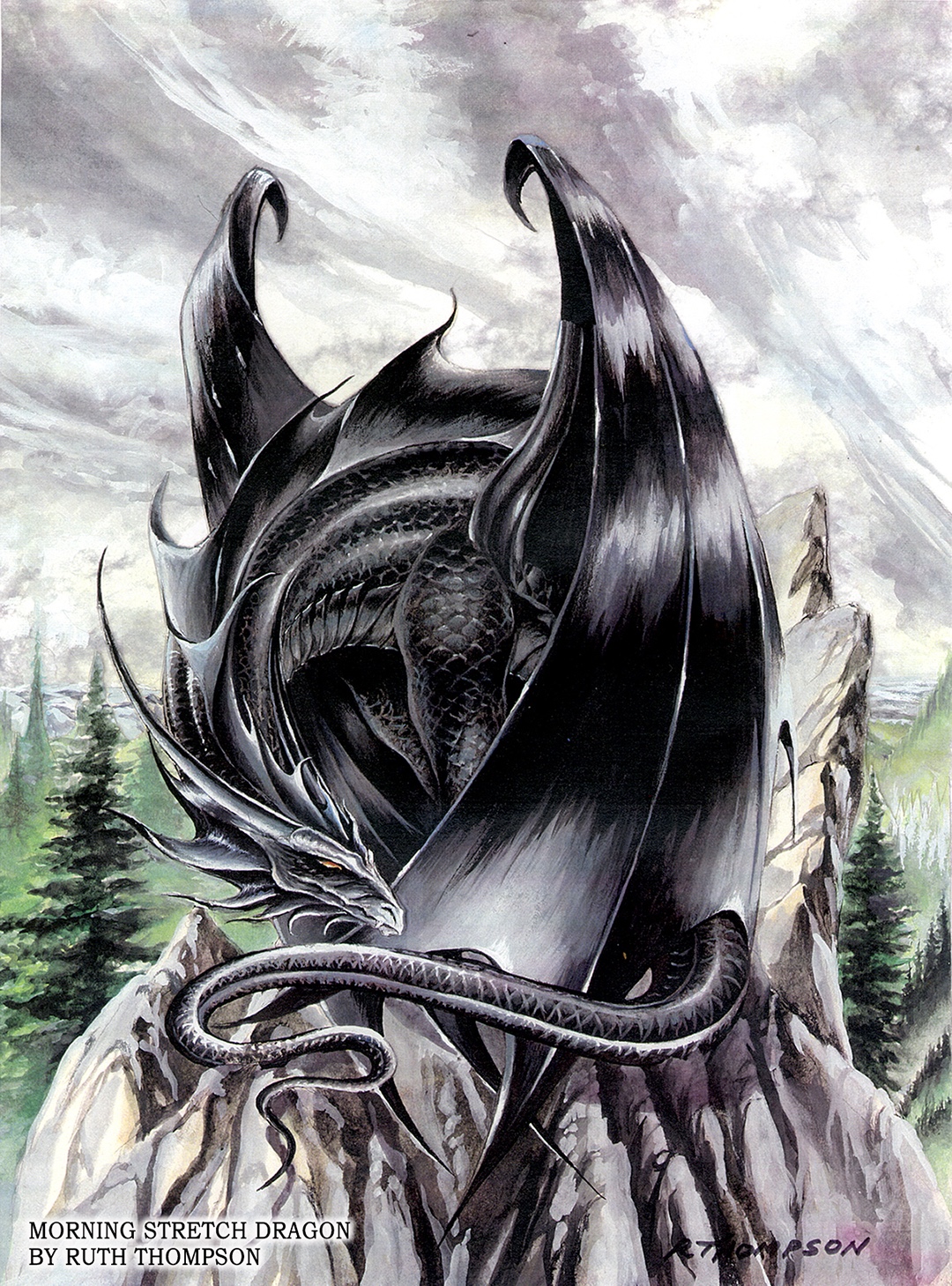 Morning Stretch Dragon