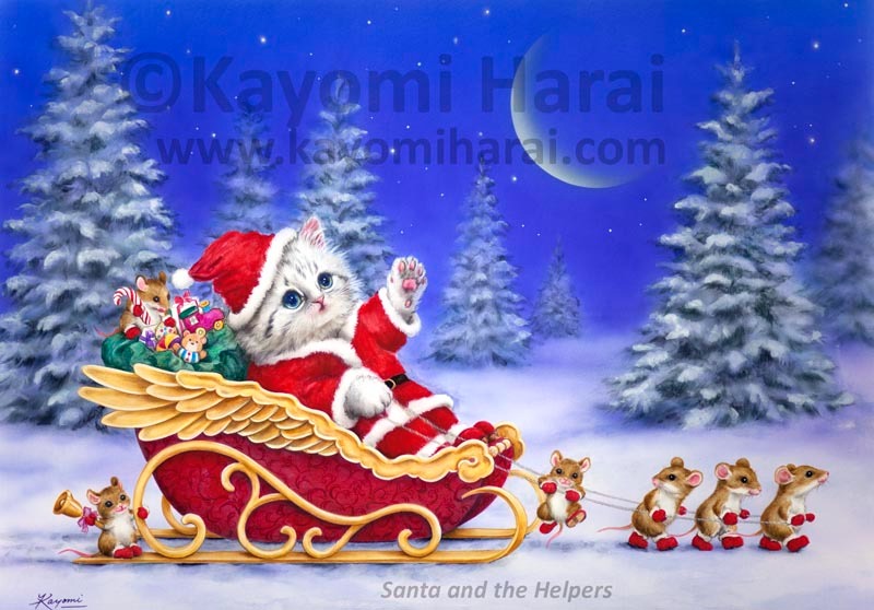 Santa And The Helpers