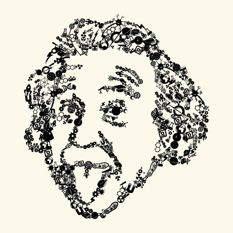 Science Einstein Minimalist