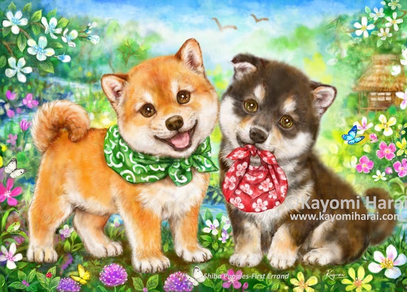 Shiba Puppies First Errand