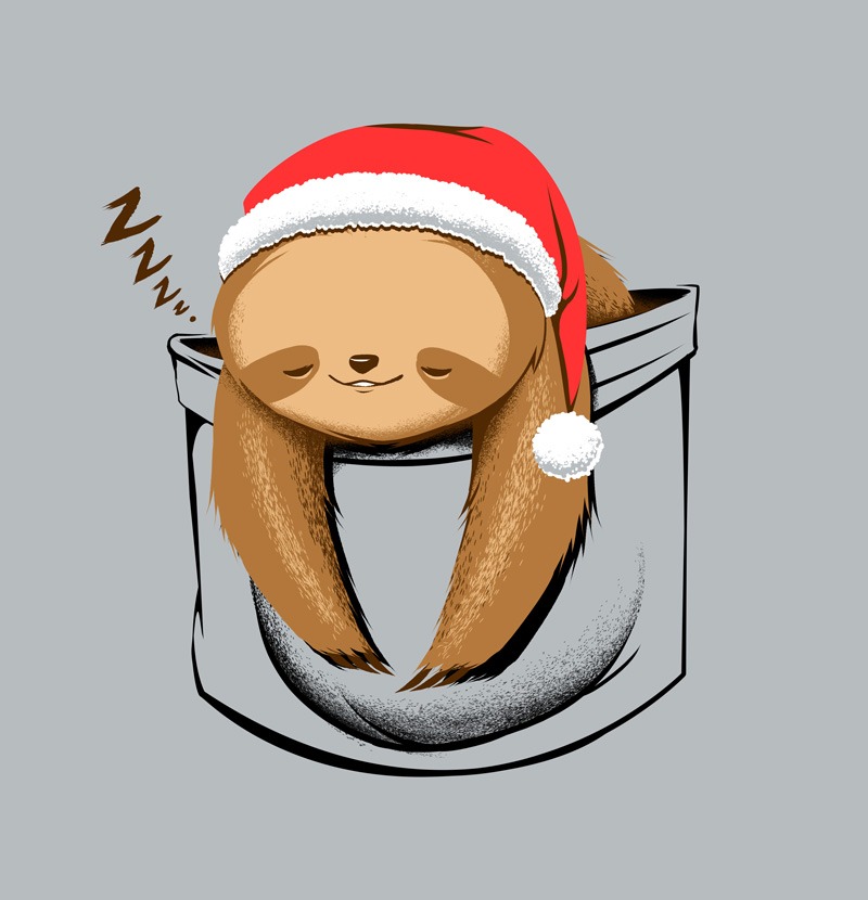 Sloth in a Pocket Xmas