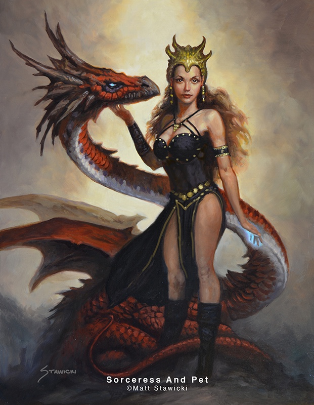 Sorceress and Pet