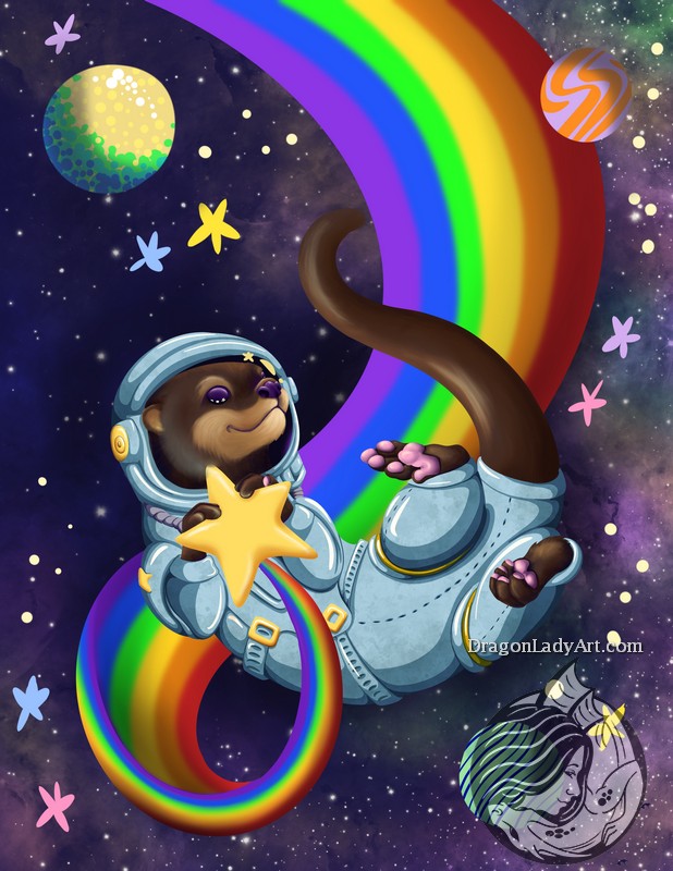 Cute Space Otter