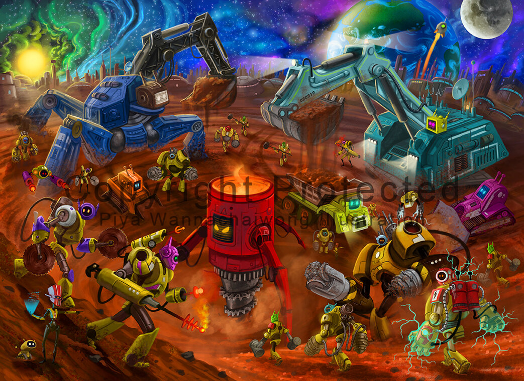 Space Construction Site