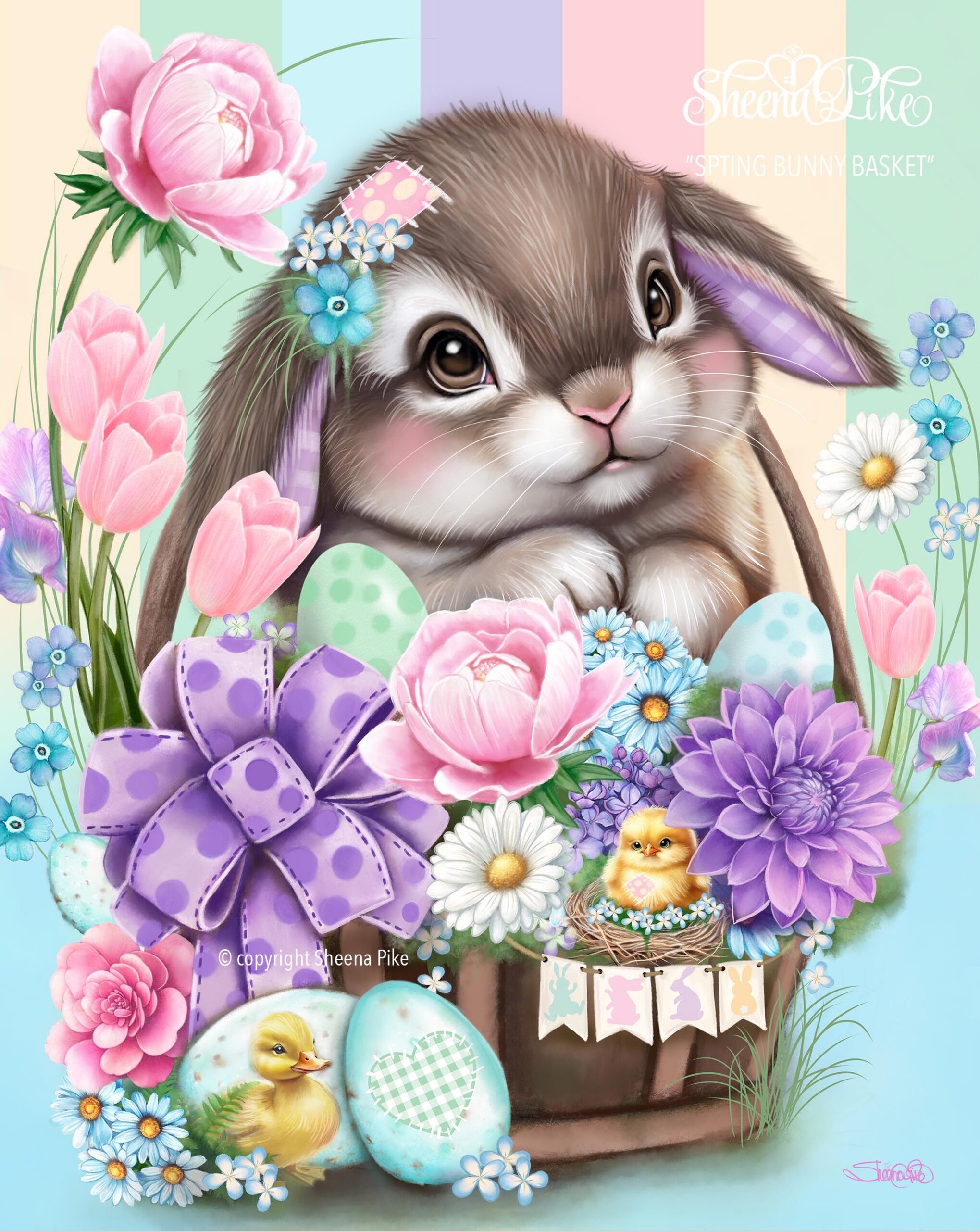 Spring Bunny Basket