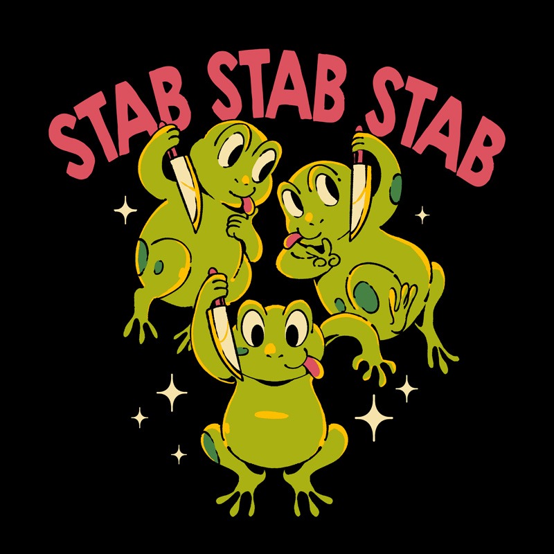 Stab Stab Stab Funny Frog