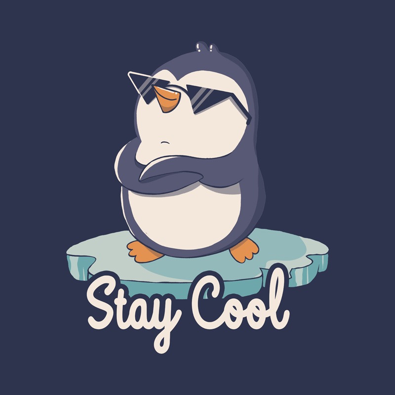 Stay Cool Funny Penguin