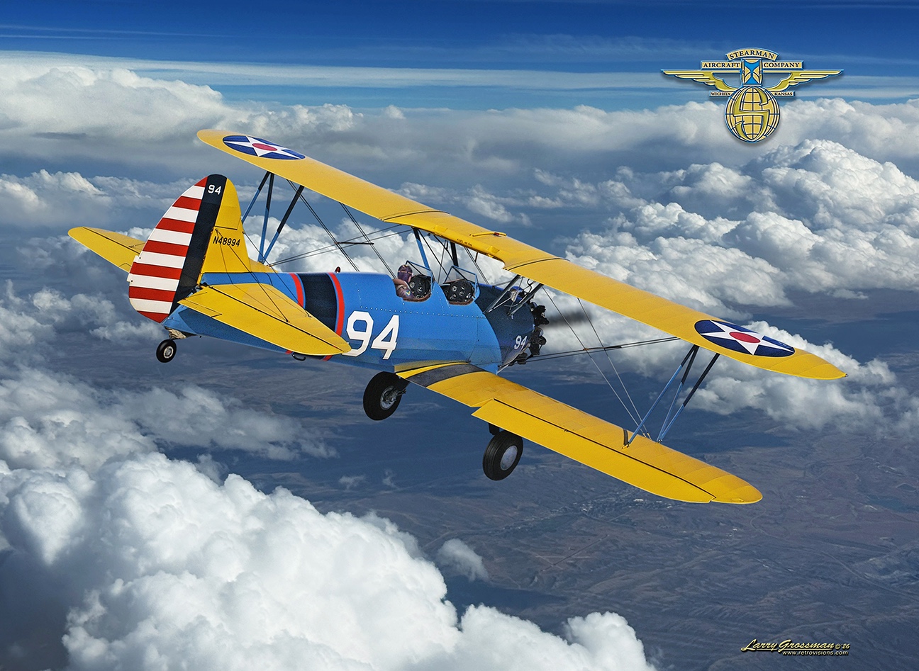 Steerman Bi-Plane