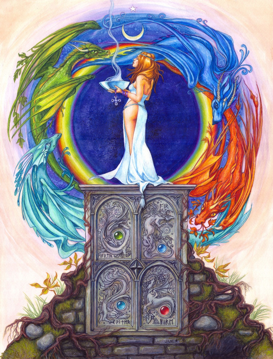 Summoning The Elemental Dragons