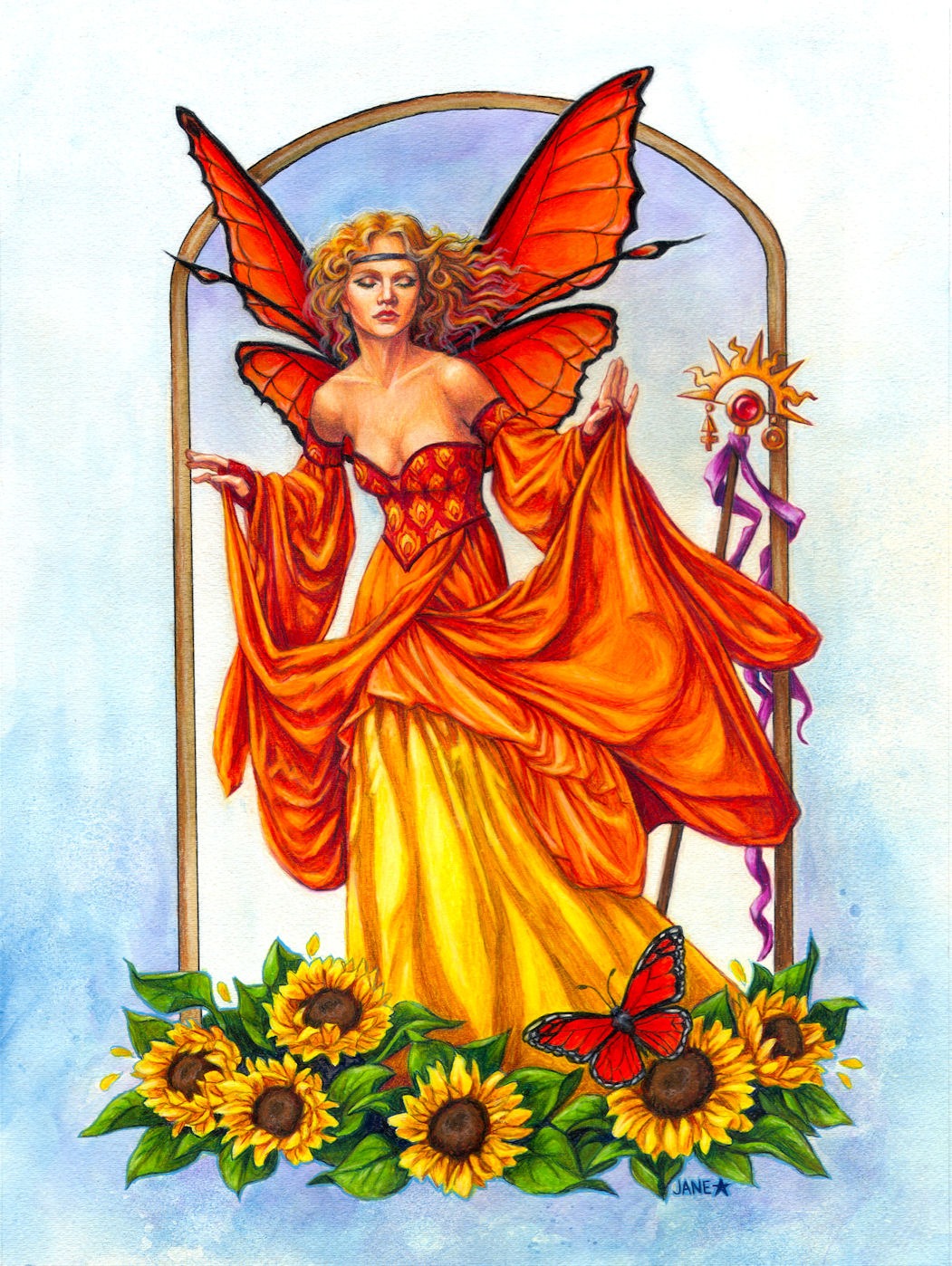 Sunflower Faerie