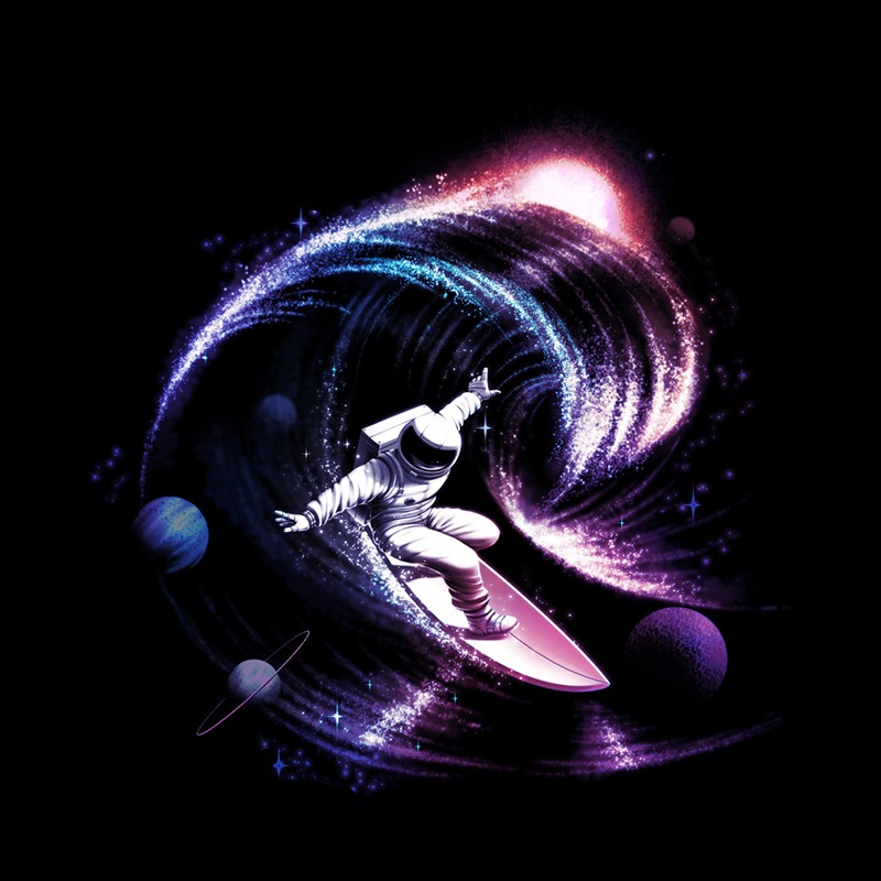 Surfing The Universe Gravity