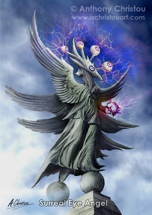 Surreal Eye Angel