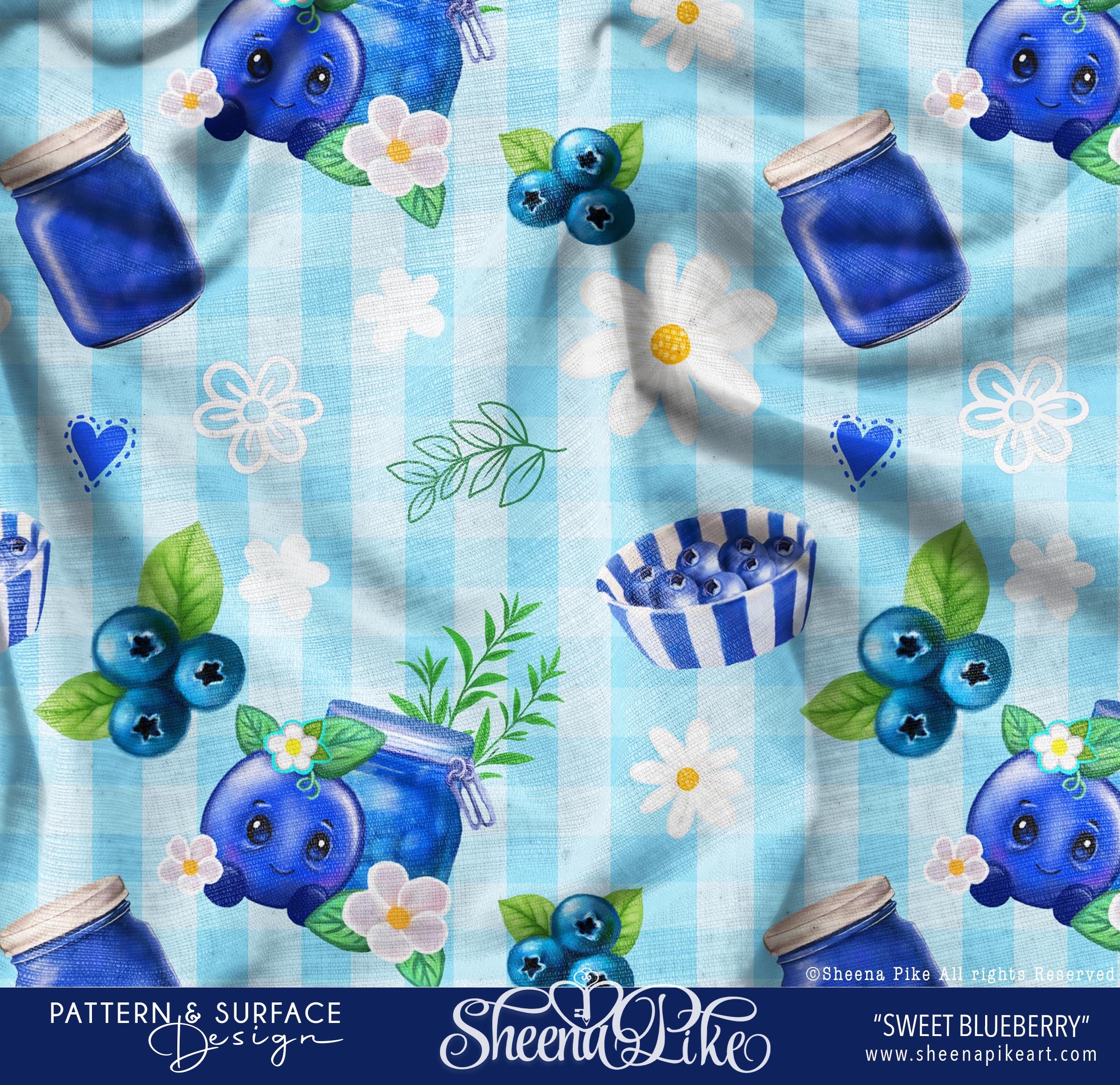 Sweet Blueberry Pattern