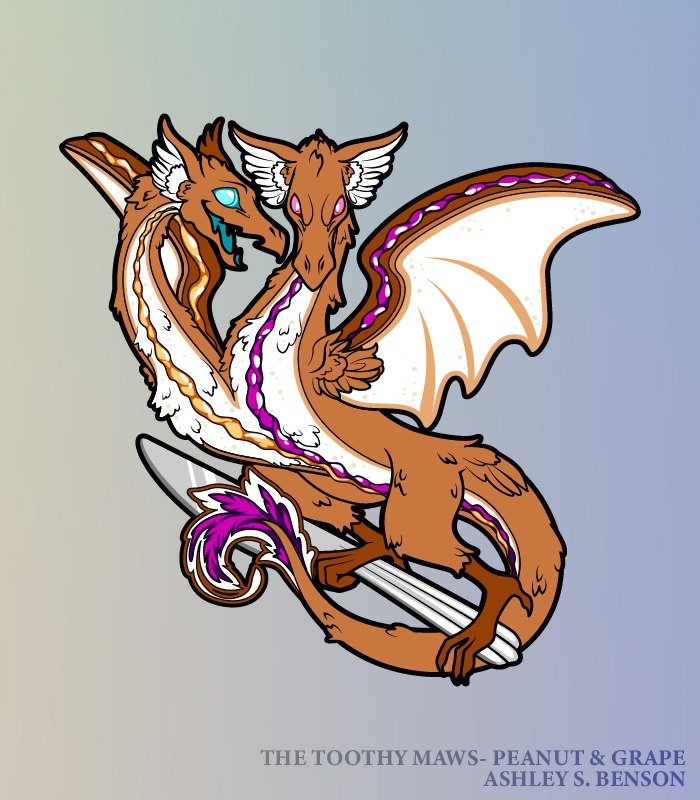 THE TOOTHY MAWS- Peanut & Grape