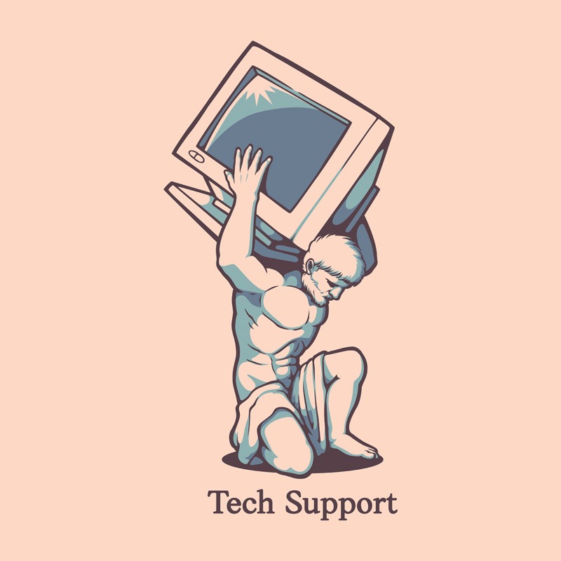 Tech Support Atlas Computer Salmon