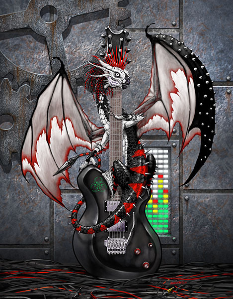 TECH-N-DUSTRIAL MUSIC DRAGON