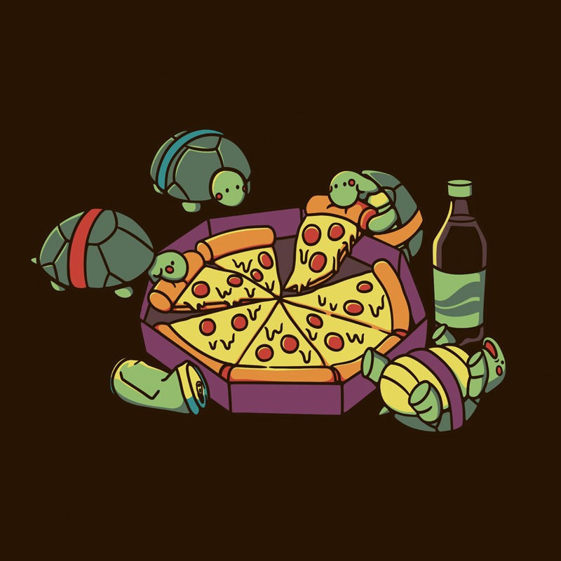 Teenage Turtle Pizza Lover