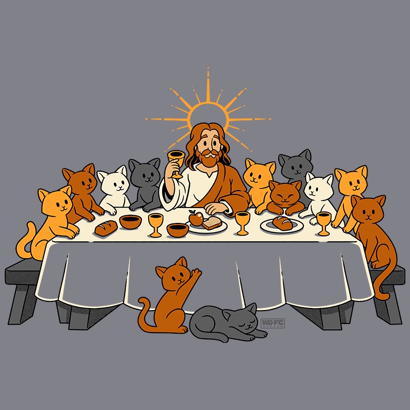 The Last Supper Cat