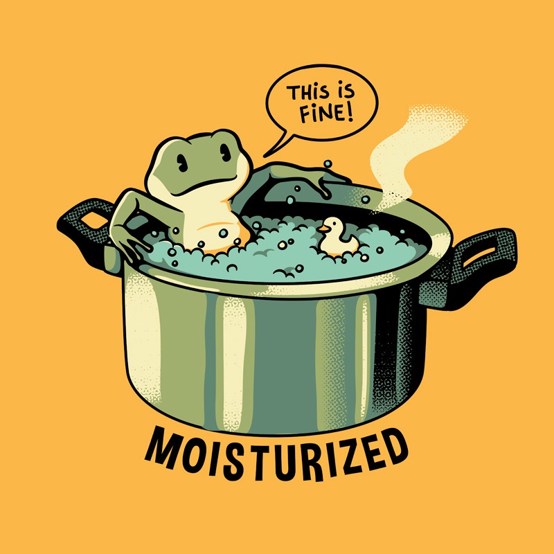 Thats Fine Frog Pot Moisturized