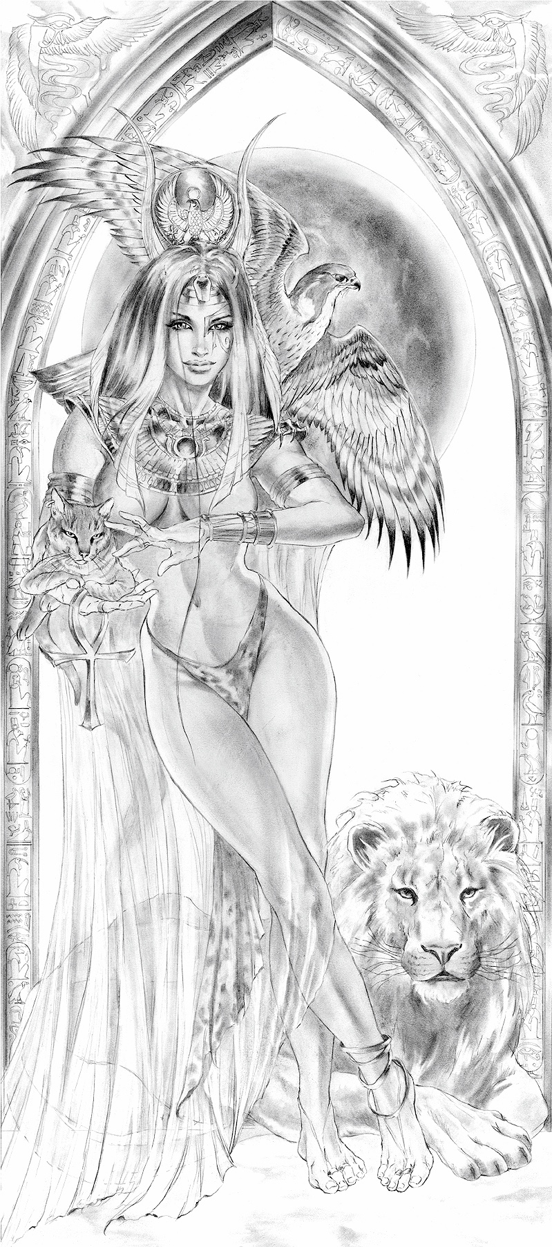 The Priestess – Pencil