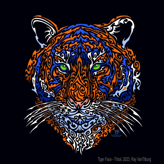 Tiger Face Tribal