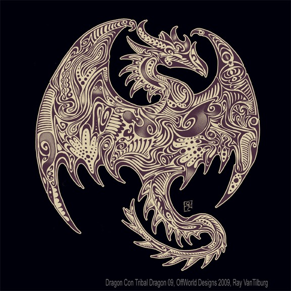 Tribal Dragon 09