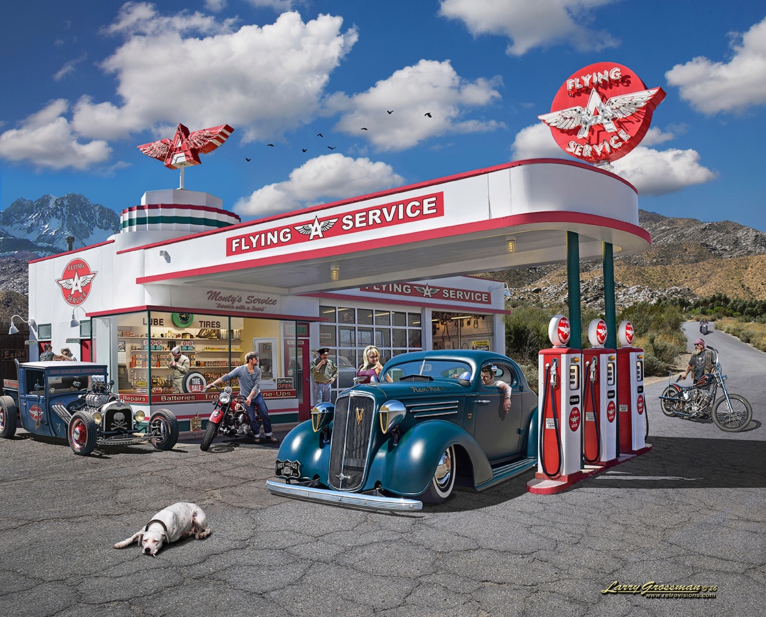 Trouble’s Brewin’ at Monty’s Flying A