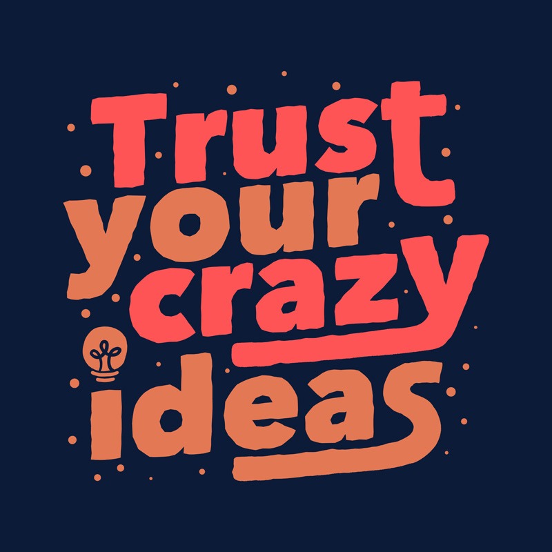 Trust Your Crazy Ideas