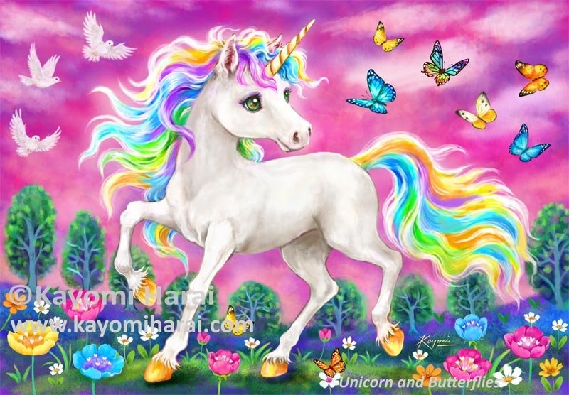Unicorn & Butterflies
