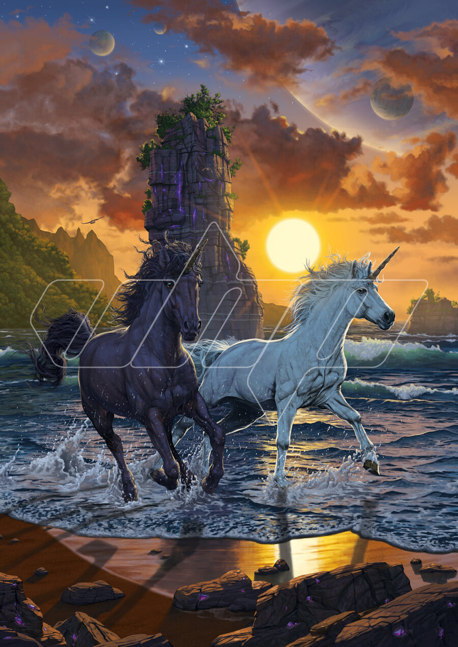 Unicorns On the Beach