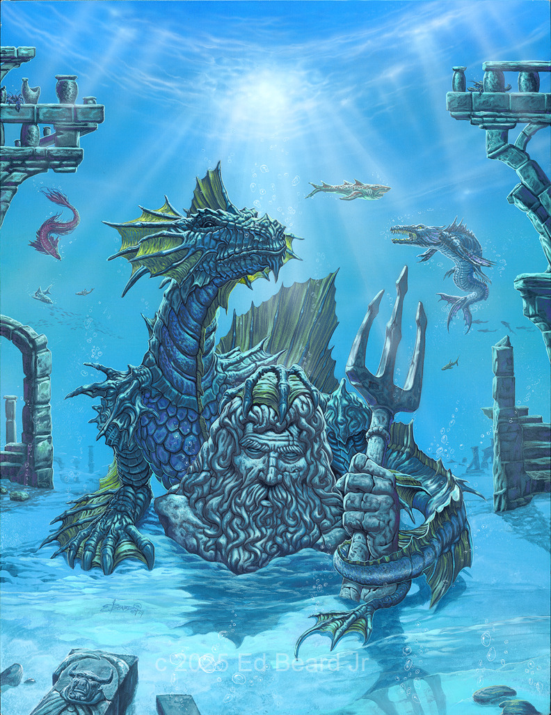 Vatn Draconis Sea Dragon of Atlantis