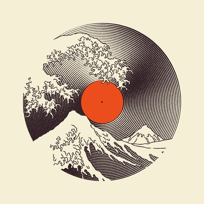 Vinyl Kanagawa Wave