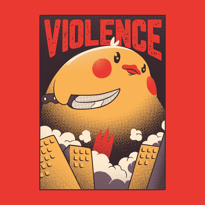 Violence Funny Duck Attack