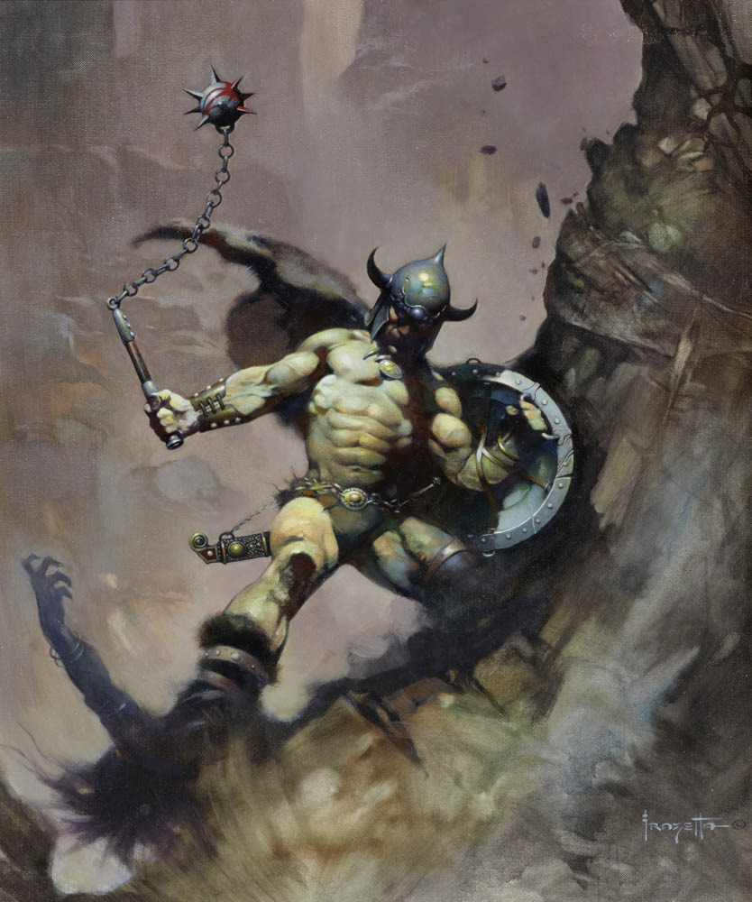 Warrior with Ball and Chain