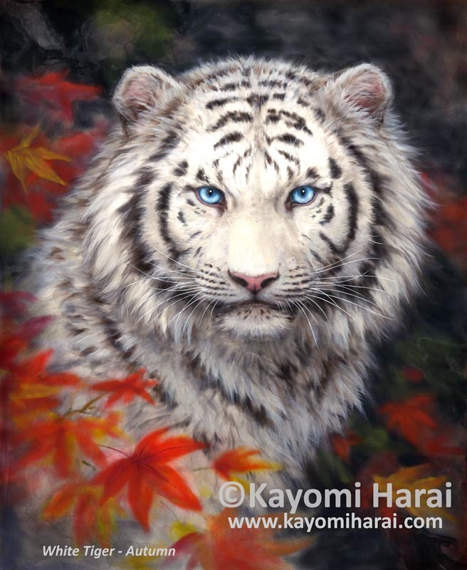 White Tiger And The Waves