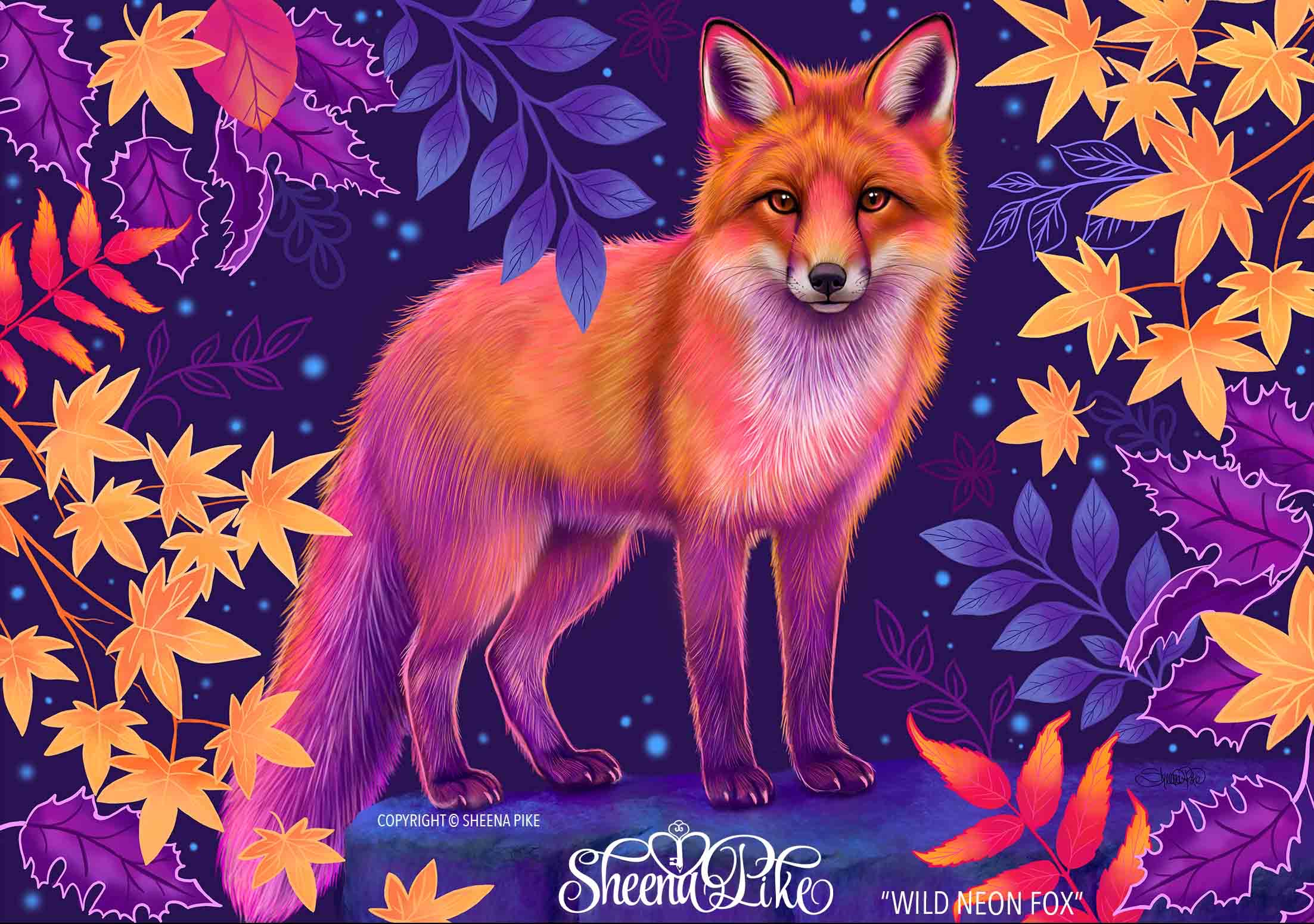 Wild Neon Fox