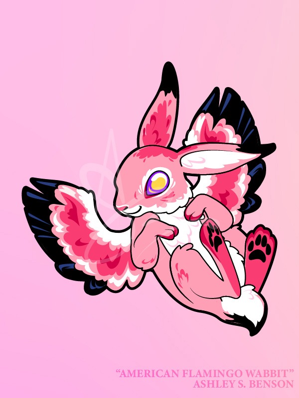 WINGED WABBITS- American Flamingo