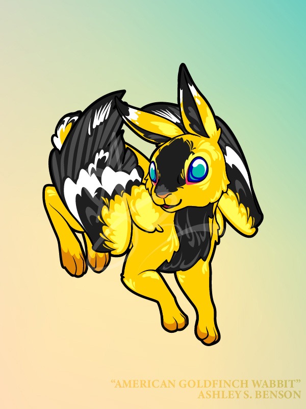 WINGED WABBITS- American Goldfinch