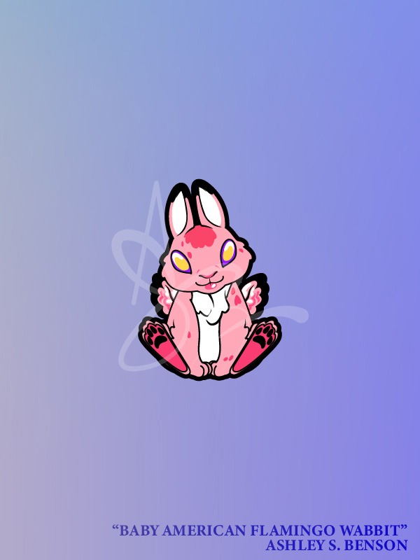 WINGED WABBITS- Baby American Flamingo