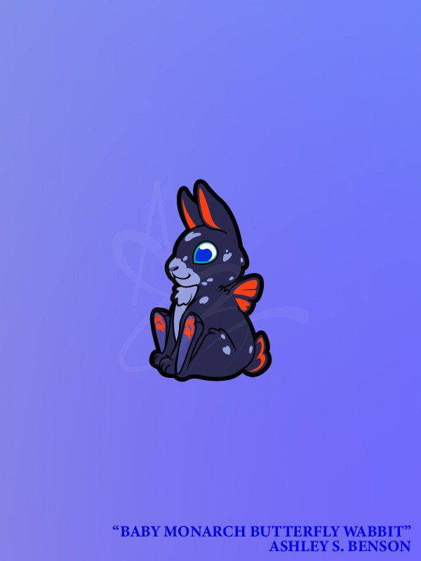 WINGED WABBITS- Baby Monarch Butterfly