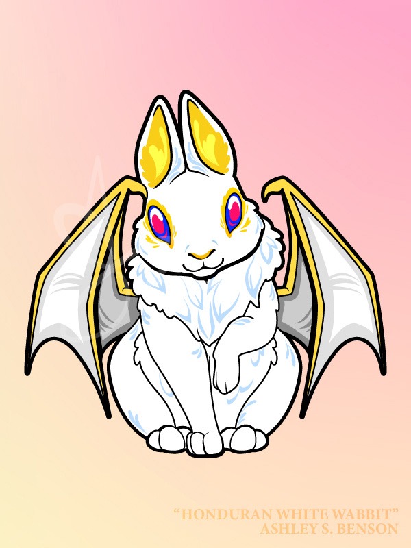 WINGED WABBITS- Honduran White Bat
