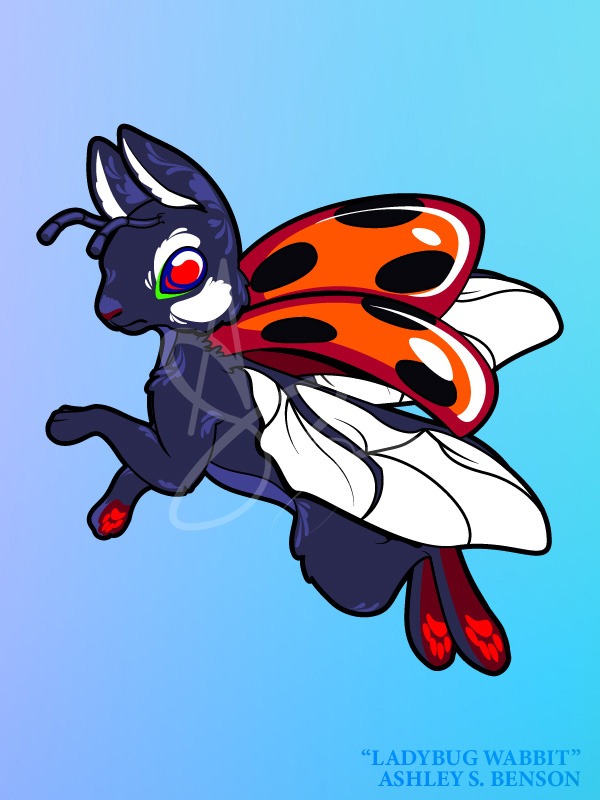 WINGED WABBITS- Ladybug