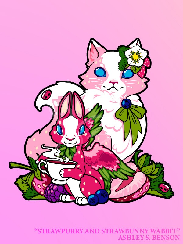 WINGED WABBITS- Strawpurry and Strawbunny
