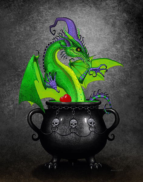 WITCHES BREW COCKTAIL DRAGON