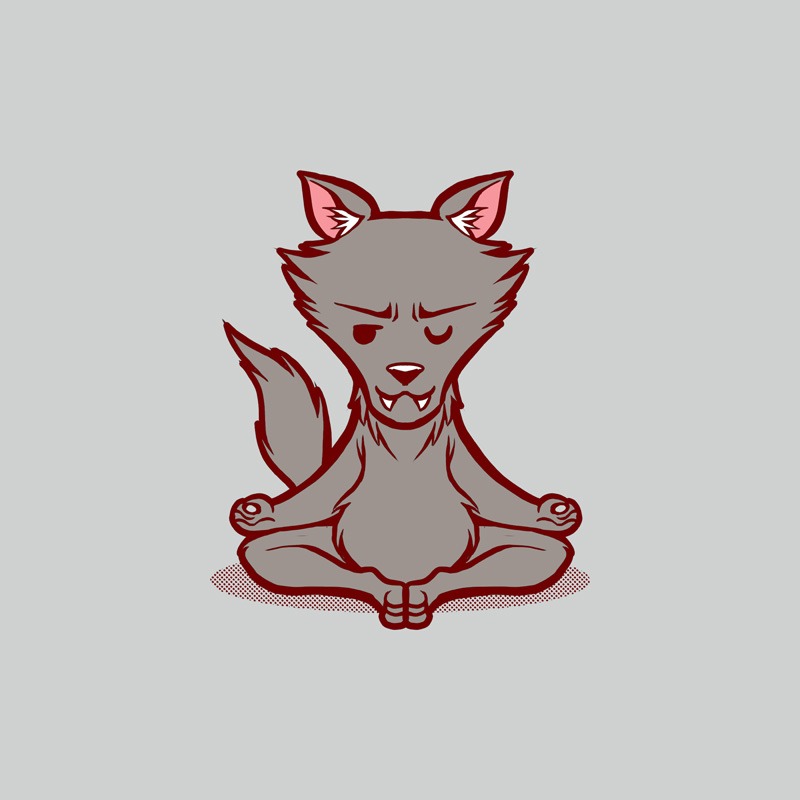 Wolf Animals Meditation Zen Buddhism
